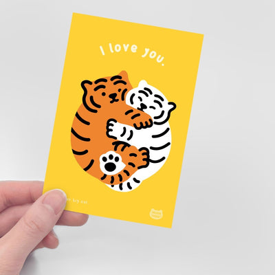 [12PM] Fat Tiger Message Card 01-05