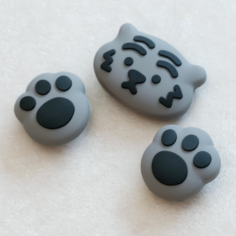 Fat tiger silicon charm 6 types