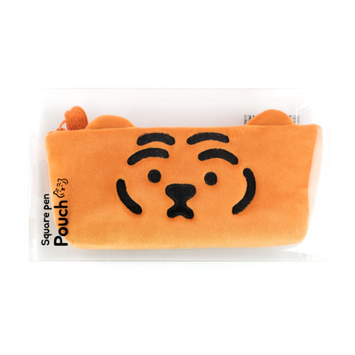 Fat Tiger plush square pen pouch 2 types