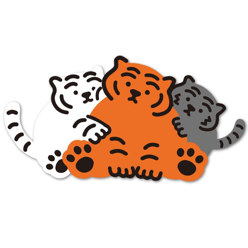 Triplets Tiger Big Removable Sticker
