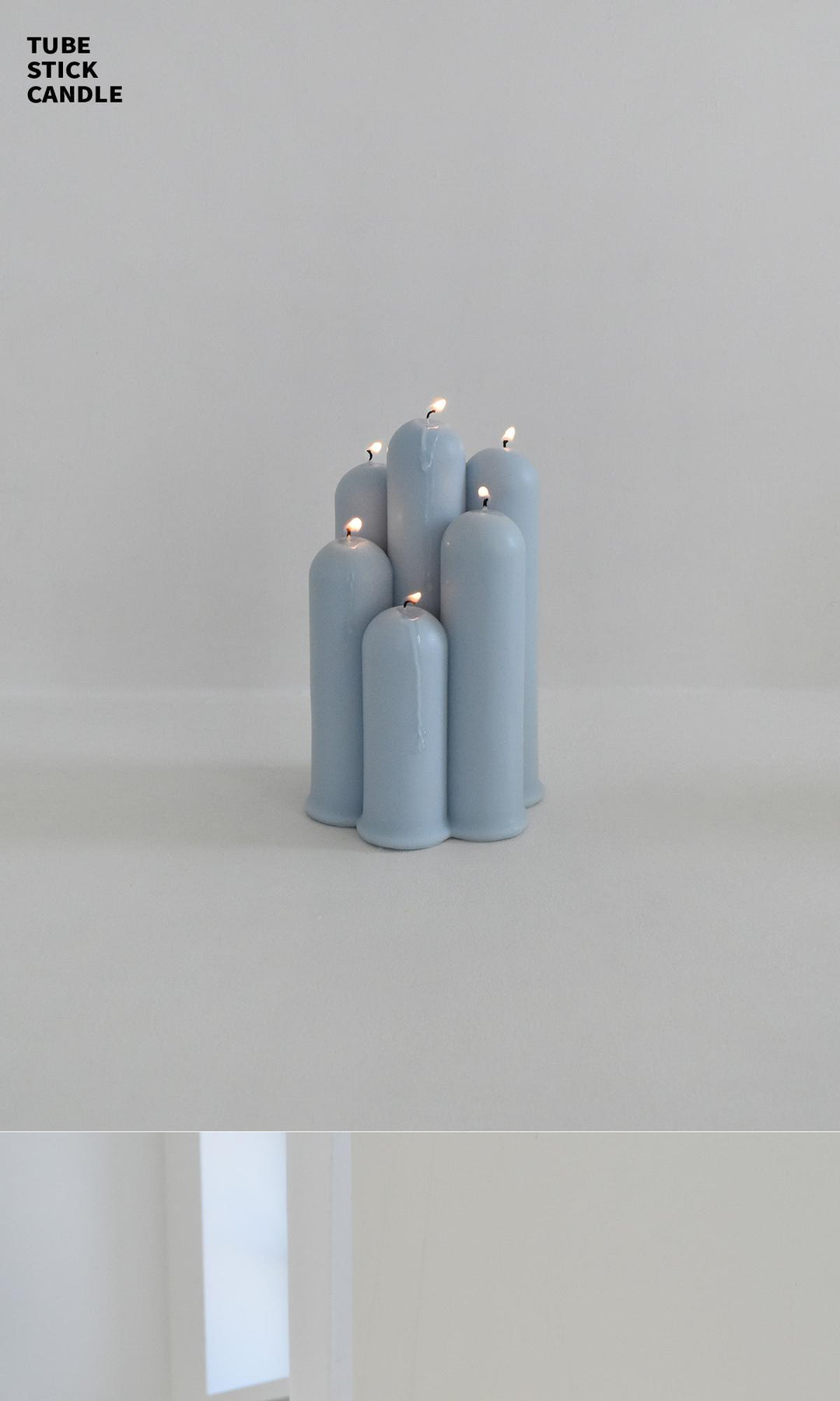 Tube Stick Candle Blue